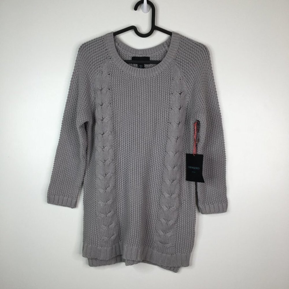 Cynthia Rowley Chunk Knit Button Back Sweater
